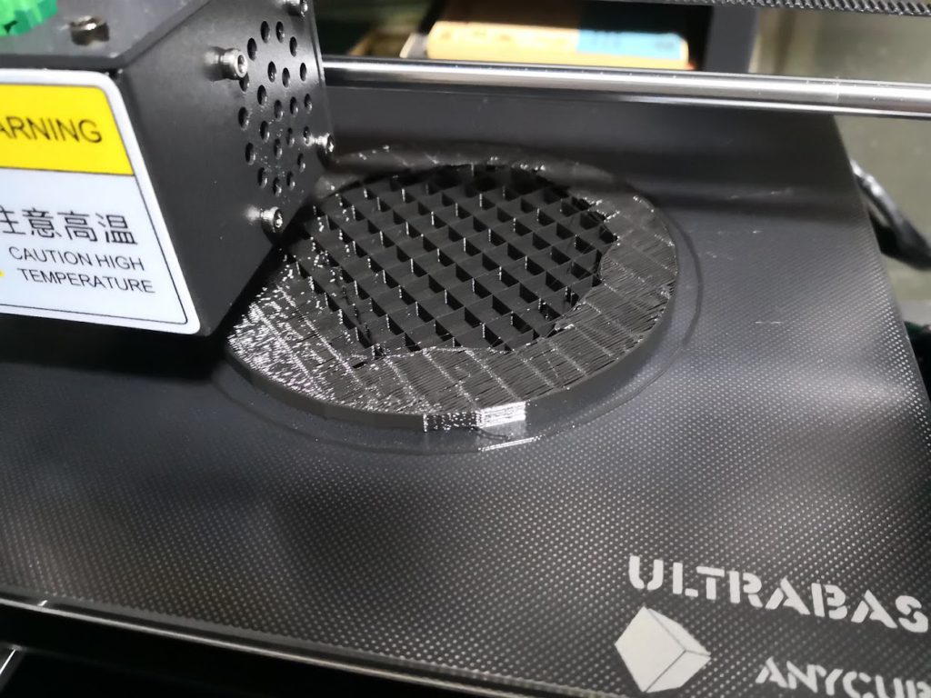 3Dプリント中の画像